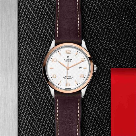 Tudor 1926 Watch White Dial Brown Leather Strap 41mm