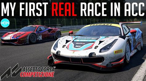 My First Ever Competitive Assetto Corsa Competizione Race Youtube