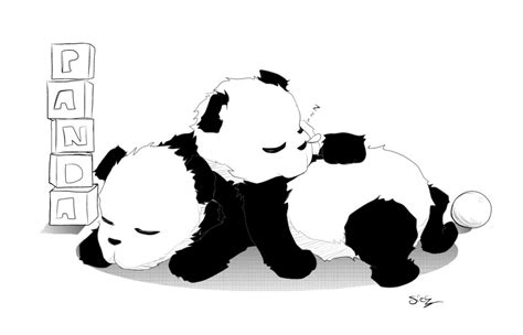 Anime Panda Coloring Pages At Free Printable
