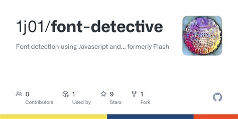 Github 1j01font Detective Font Detection Using Javascript And