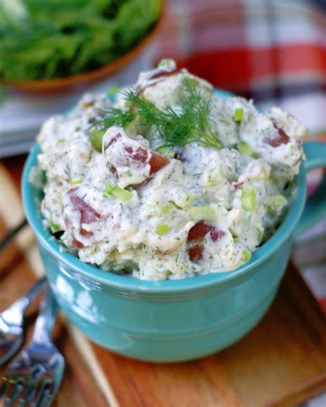 Potato Salad Recipe With Sour Cream Easy Fingerling Potato Salad With