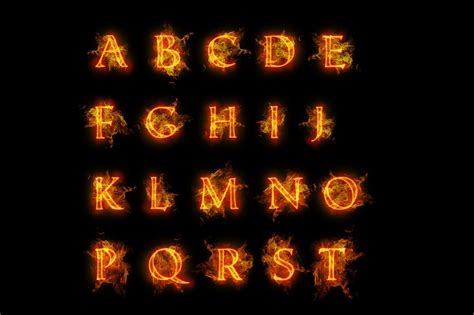 Fire Font Hot Font Flame Font Fire Font Font Graphic Fire Image