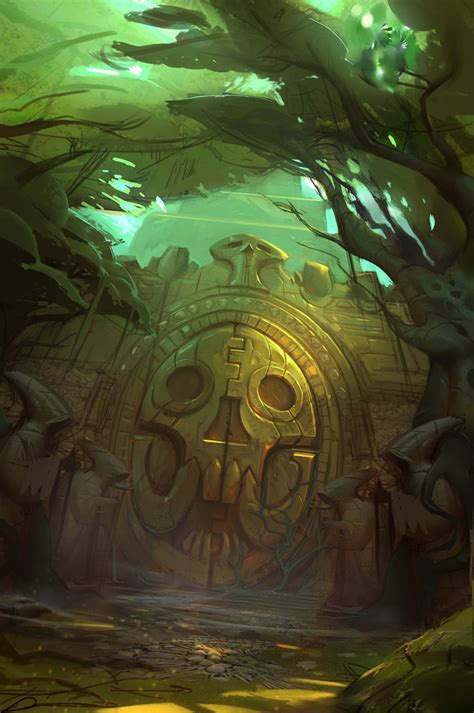 Zandalari Gate Art World Of Warcraft Battle For Azeroth Art Gallery