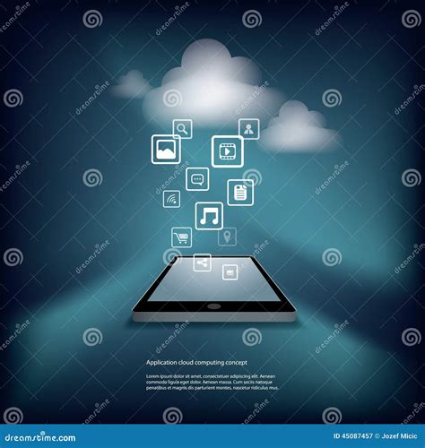 Cloud Computing Concept Vector Illustration Stock Vector Illustration