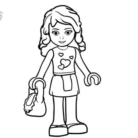 Lego Friends Coloring Pages Free Printable Coloring Pages