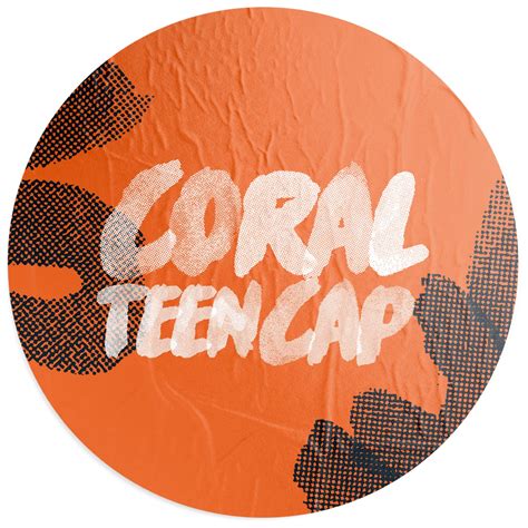 Coral Teen Cap