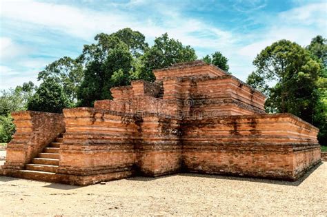 Temple Of Muara Jambi Sumatra Indonesia Stock Image Image Of