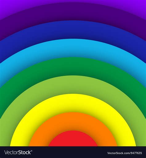 Abstract Rainbow Curve Background Royalty Free Vector Image