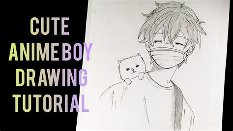 Cute Anime Boy Drawing For Beginners Youtube