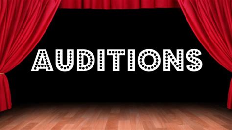 My Five Tips For Community Theatre Auditions — Onstage Blog