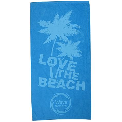 Tone On Tone Stock Art Towel Love The Beach 101517 Lb