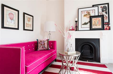 Bright Pink Sofa Pretty Furniture Apartment Deco Pink Sofa