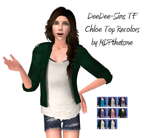 Mdpthatsme This Is For Sims 2 Chloe Top For Tf In My