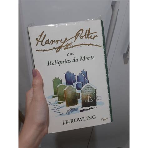 Livro Harry Potter e as Relíquias da Morte edição limitada capa branca Shopee Brasil