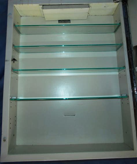 Maybe you would like to learn more about one of these? Vintage Mirrored Bathroom Medicine Cabinet w/Glass Shelves ...