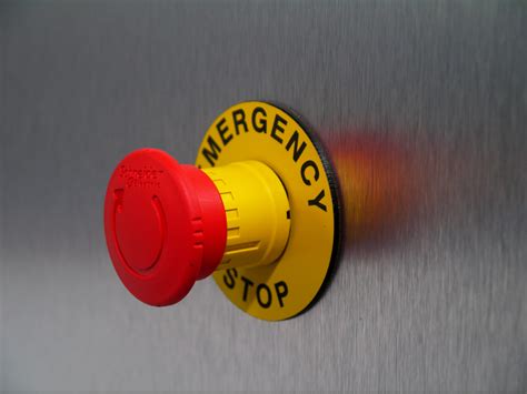 Business And Industrial Emergency Stop Button Safety Signs And Stickers