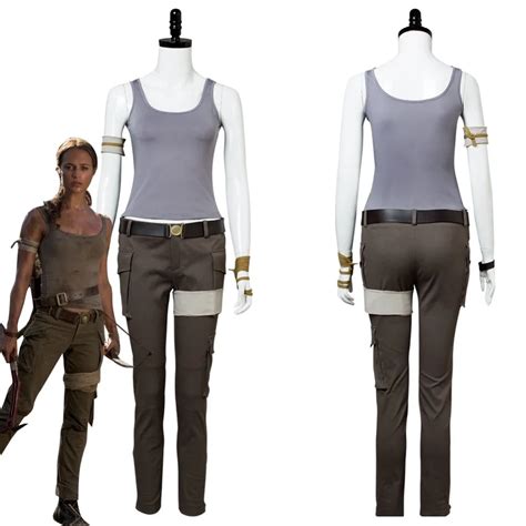 2018 Tomb Raider Costume Lara Croft Cosplay Costume Halloween Uniform