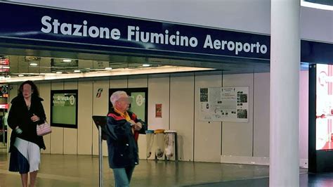 How To Get To Airport Station Fiumicino Rome Airport Terminal 3 Youtube