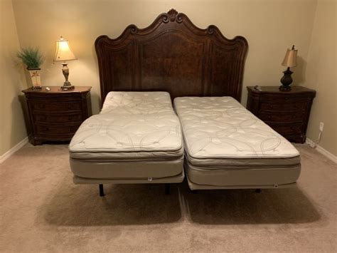 Since a king size bed is larger, it is more expensive and mattresses in this size may also cost more compared to queen beds. Sleep Number i8 California King split mattress with Flex ...