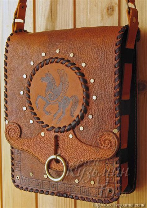 открыватель Leather Carving Saddle Bags Leather Bag Crossbody
