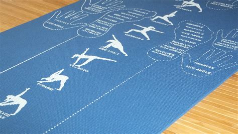 The Instructional Yoga Mat That Shows You Where To Put Your Hands And