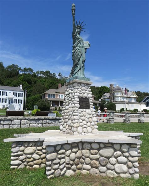 mackinac island statue of libery monument mackinac island… flickr