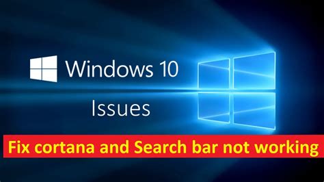 Fix Cortana And Search Not Working Windows 10 Howtosolveit Youtube