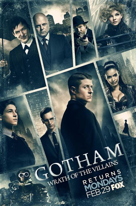 Gotham Wrath Of The Villains Season 2b Poster Gotham Photo