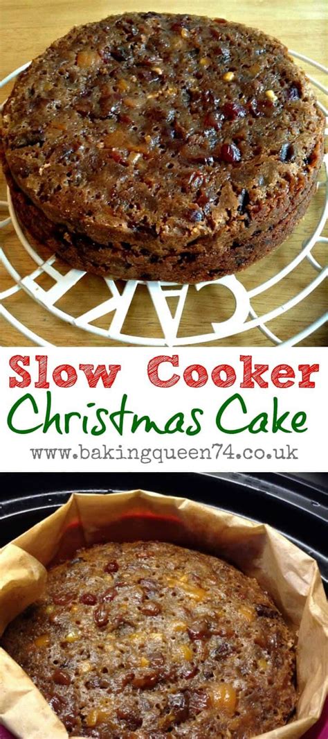 cooker slow cake christmas bakingqueen74 recipe cooked tower later