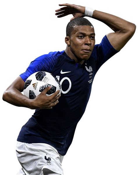 The frenchman took just three minutes to put psg ahead on a snowy evening at the allianz arena in munich, driving the ball through manuel neuer after being. Kylian Mbappé football render - 46646 - FootyRenders
