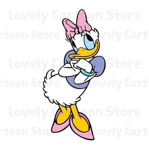 Daisy Duck Svg Eps Dxf And Png Formats 10 Cliparts Etsy