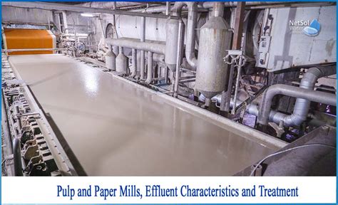 What Is Are The Characteristic Of Paper And Pulp Mills Effluent