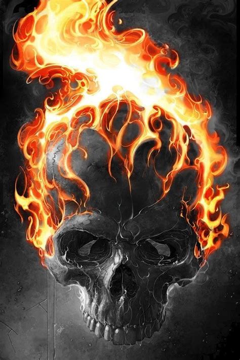 Ghost Rider Skull Ghost Rider Wallpaper Ghost Rider Tattoo Ghost