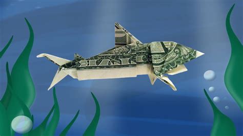 Phong Tran Origami Dollar Bill Origami Shark John Montroll