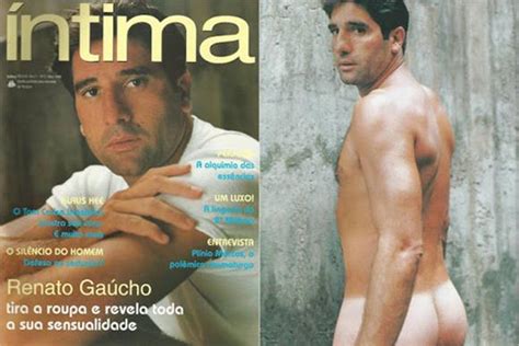 Fotos de Renato Gaúcho pelado na revista Íntima Homens Pelados BR