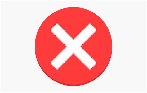 False Png Red X Circle Png Free Transparent Clipart Clipartkey