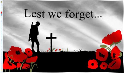Lest We Forget Remembrance Day Poppy