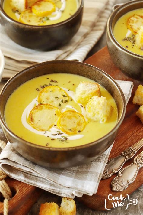 Yellow Squash Soup Recipe Cookme Recipes
