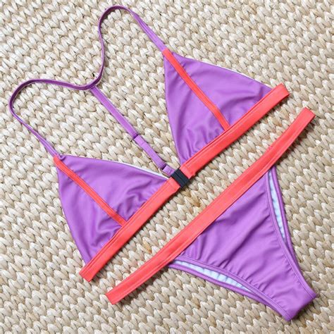 2016 Swimwear New Women Bikini Set 3 Colors Sexy Swimsuit Bathing Suit
