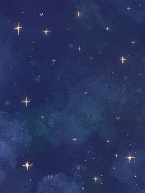 Night Sky Painting Star Painting Wall Painting Background Drawing