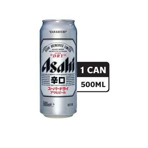 Asahi Super Dry Beer 500ml Can 1 Can Shopee Singapore