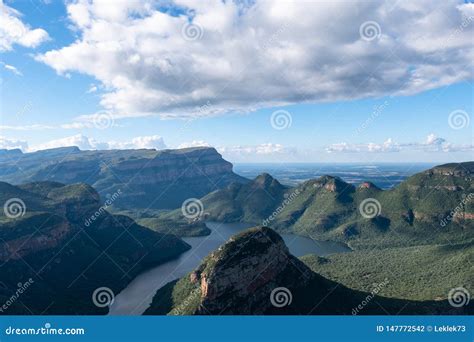 View Of The Blyde River Canyon On The Panorama Route Mpumalanga South