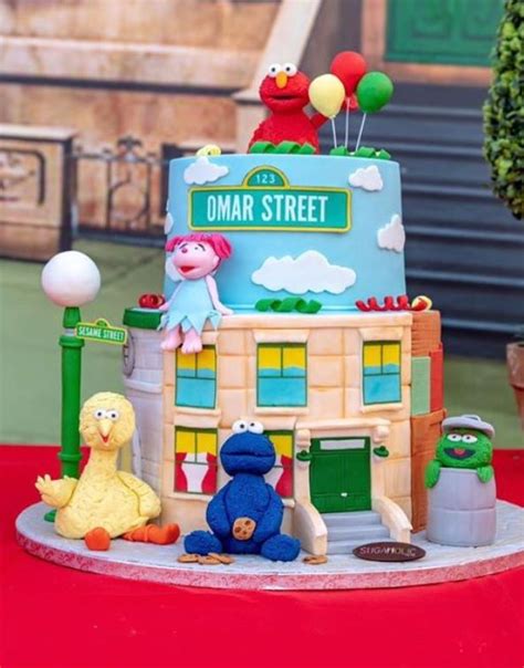 Sesame Street Cake Sesame Street Birthday Party Gingerbread House