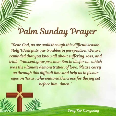 12 Palm Sunday Prayers