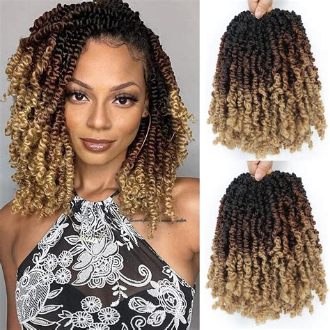 Buy 8 Packs Passion Twist Hair 8 Inch Pre Twisted Passion Twist Crochet Hair Pre Looped Crochet