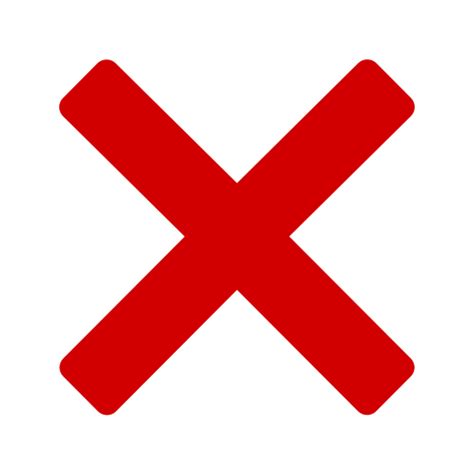 Close Icon And Red X Png Symbol