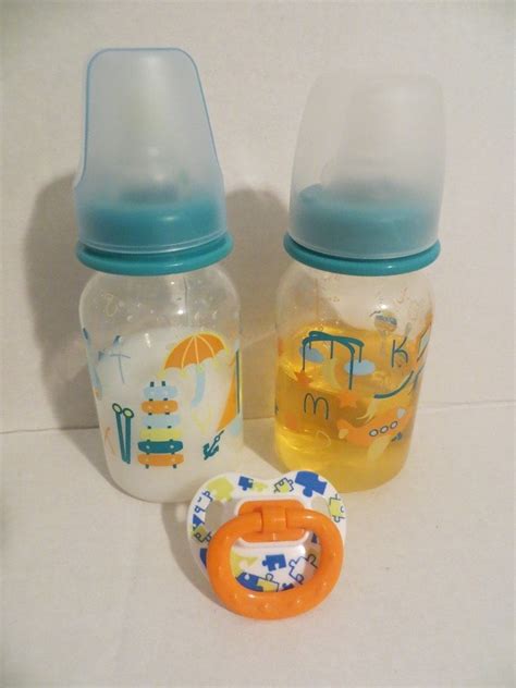 2 Reborn Baby Doll Bottles 5oz Orange Fake By Rebornbabydollshop