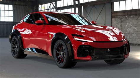 Dmcs Ferrari Purosangue Fuego Boasts 24 Inch Wheels And Carbon Fiber