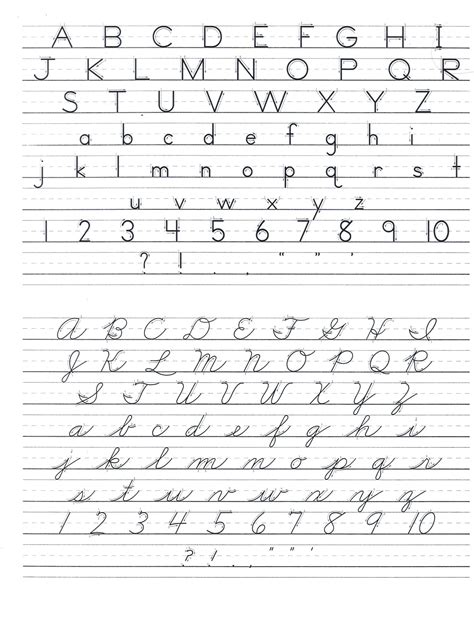 Cursive Handwriting Worksheets For Kids Pointeuniformclub Db Excelcom