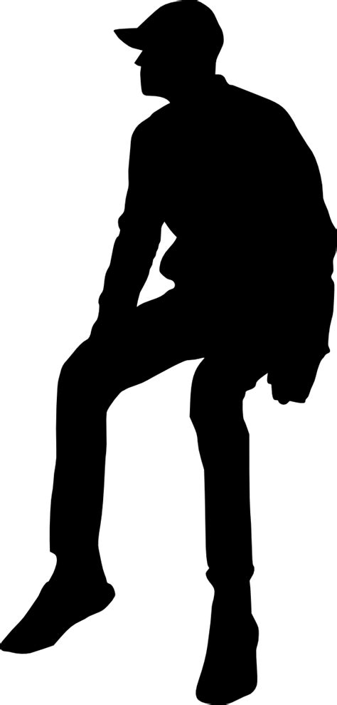 12 People Sitting Silhouette Png Transparent 644
